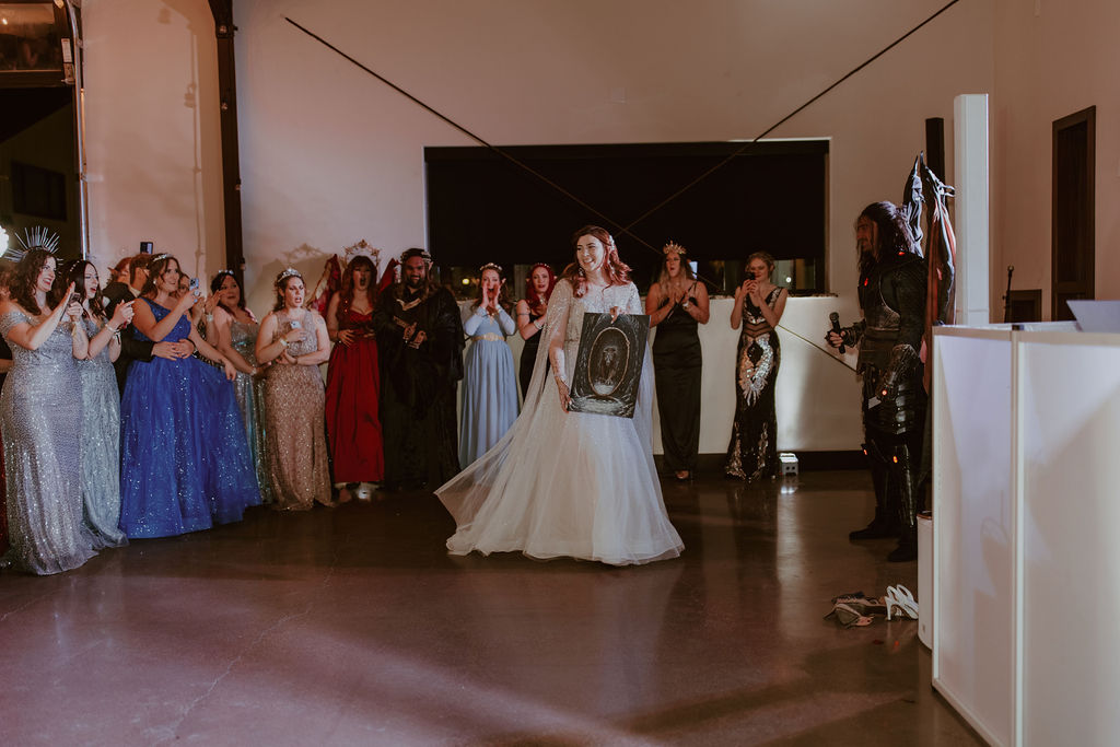 Feyre Cosplay Overlooking Starfall Ball Venue